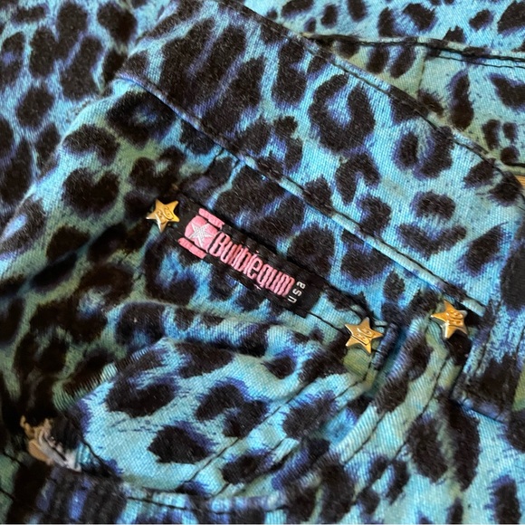 Bubblegum Blue Leopard Jeans 11/12 - Picture 3 of 5